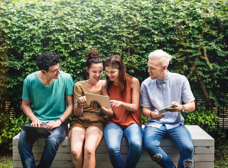 Friends Lifestyle Social Young Teens Concept