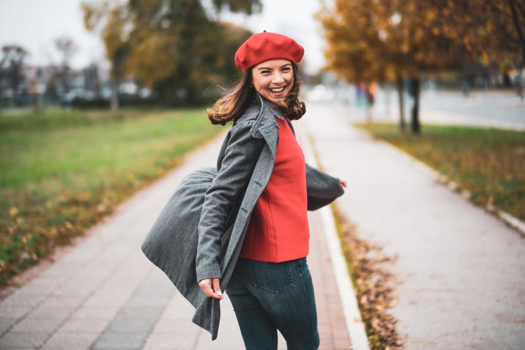 Joyful woman